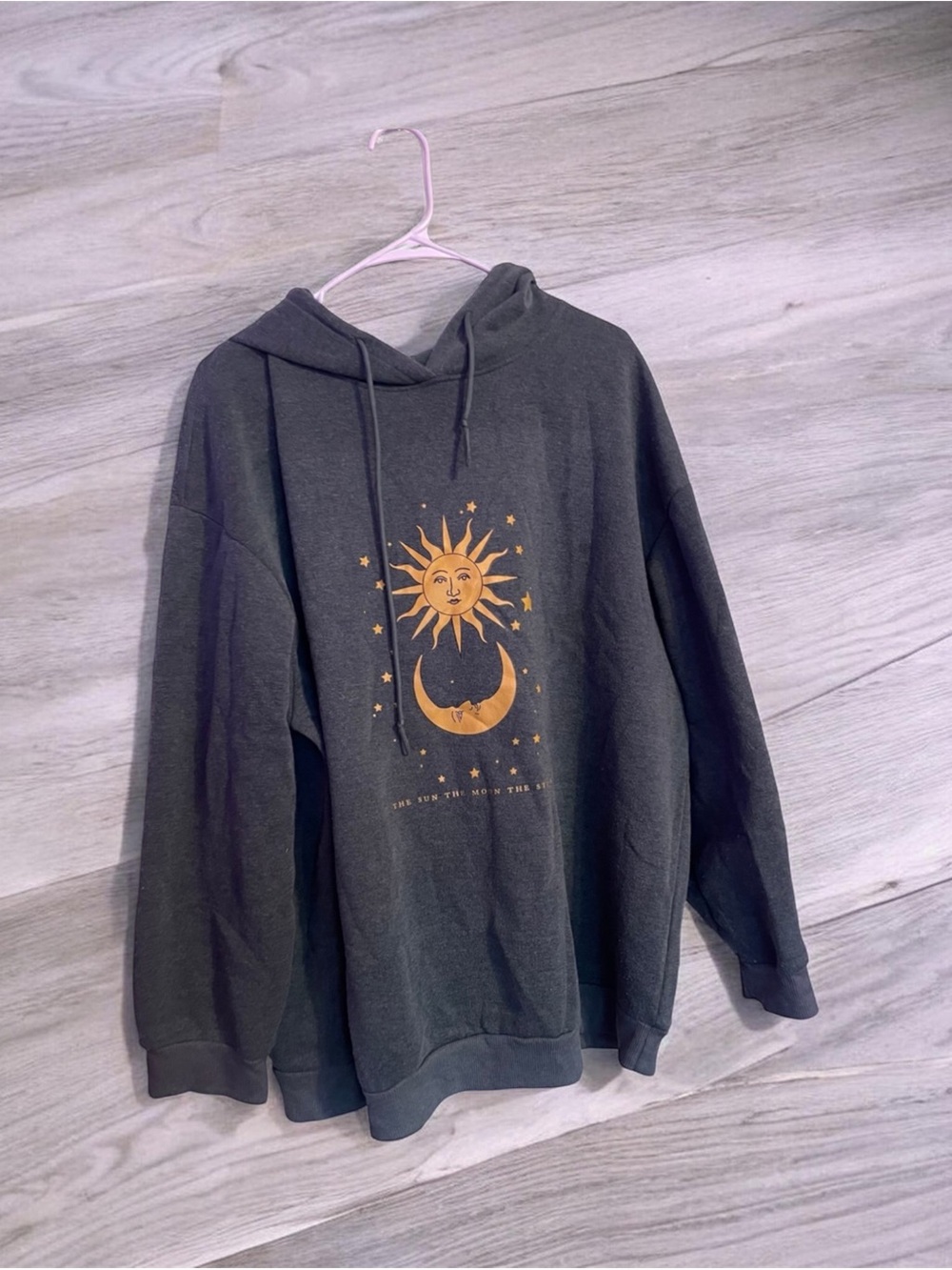 Sun & Moon Graphic Hooded Sweatshirt